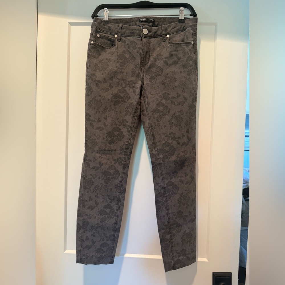 Simply Vera Vera Wang Metallic Gray Jeans